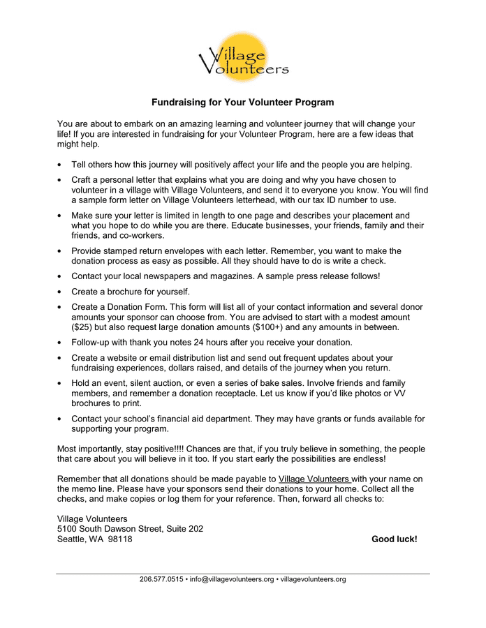 donation procurement letter in word and pdf formats form letter