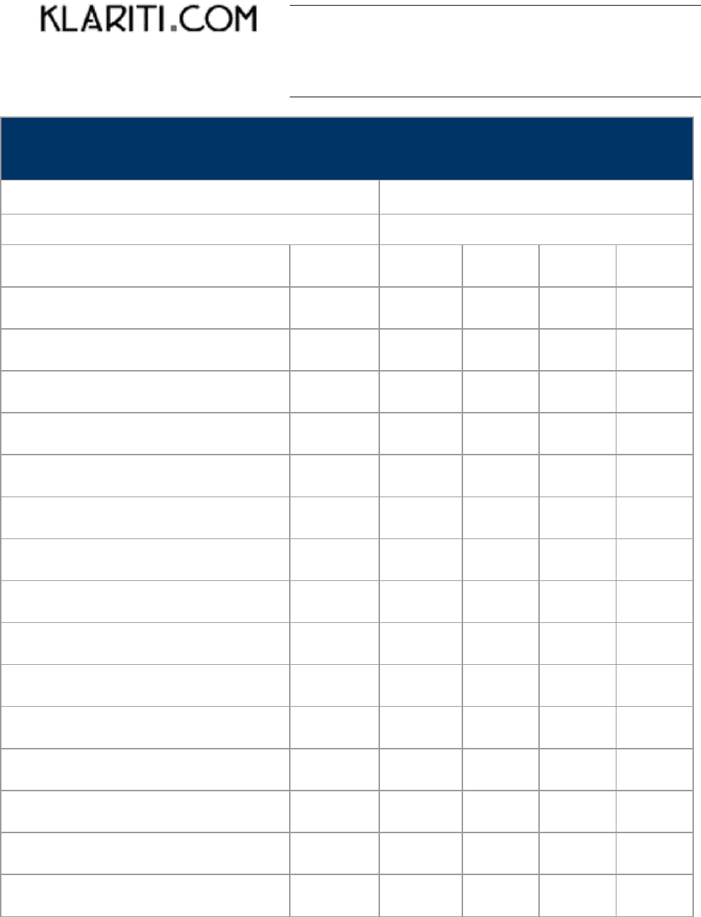 Course Evaluation Form In Word And Pdf Formats