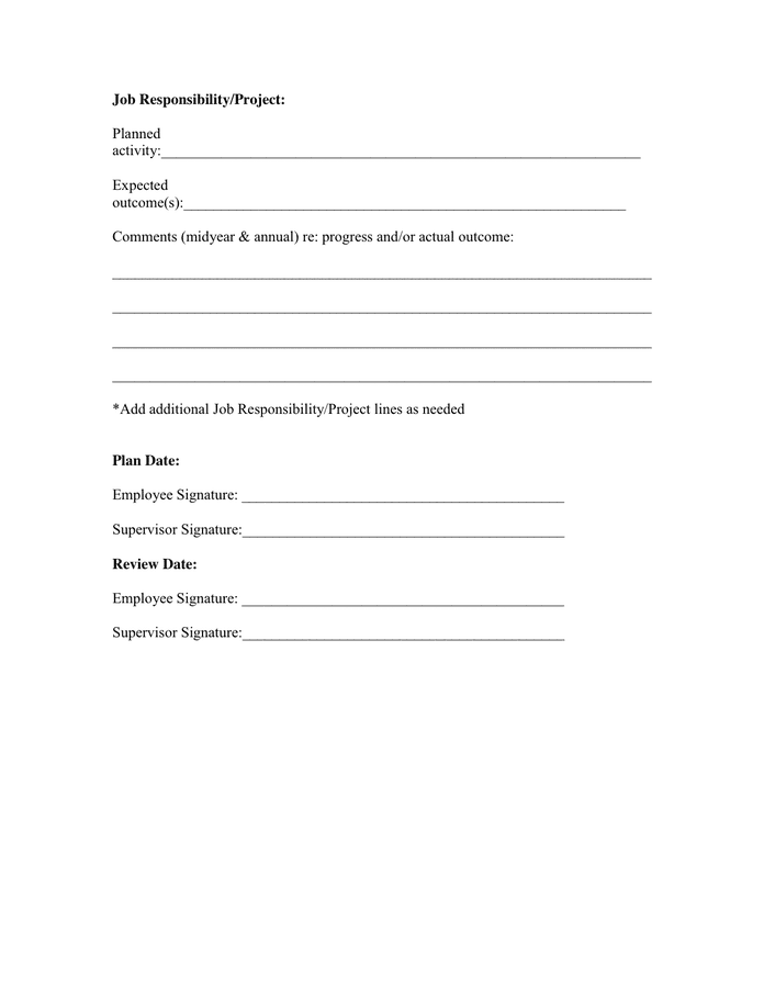 Goal Tracking Worksheet in Word and Pdf formats - page 3 of 3