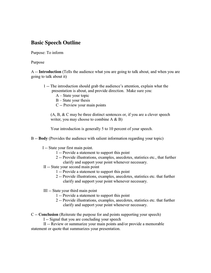 Informative Speech Outline Template from static.dexform.com