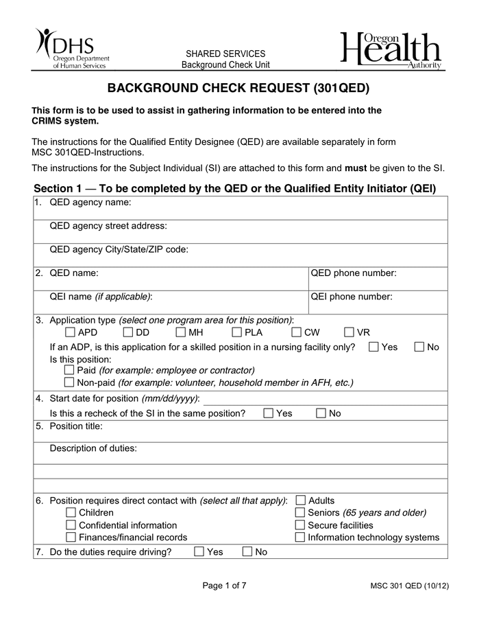 What is a background check?