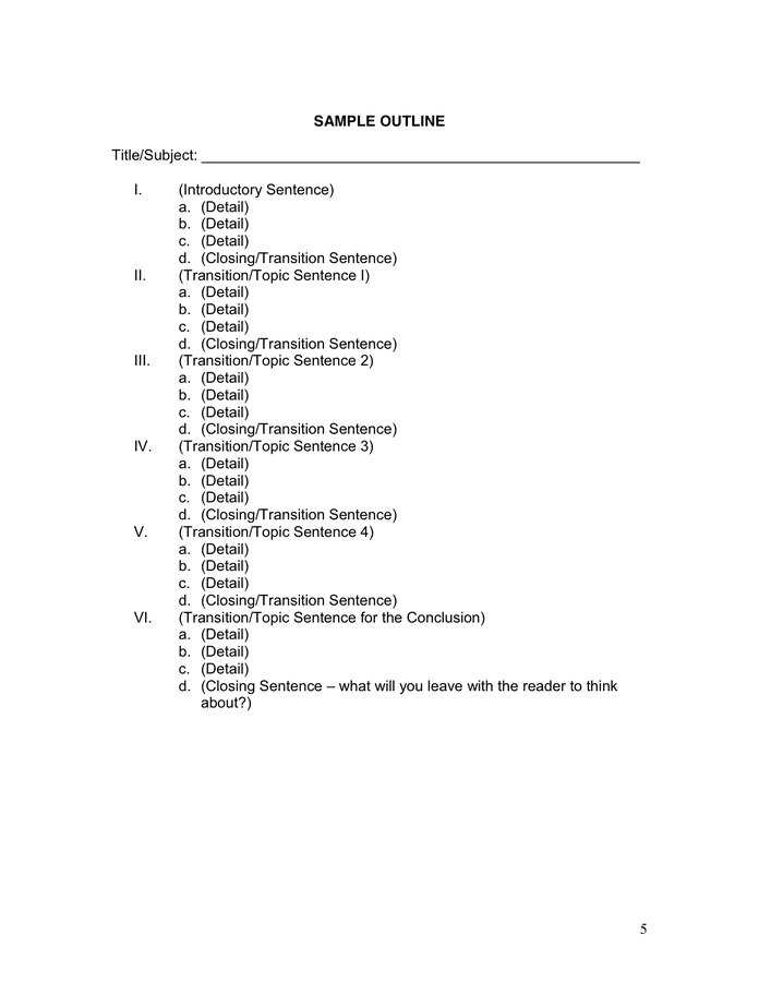 Sixth Grade Research Paper In Word And Pdf Formats Page 5 Of 7