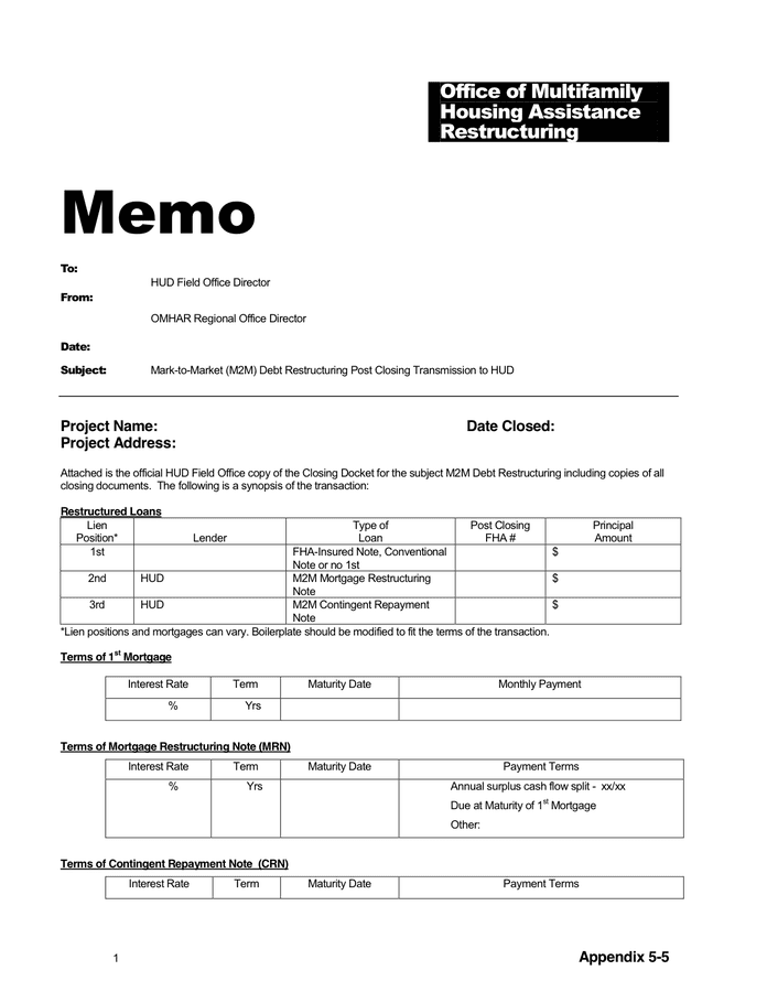 Professional Memo Template - download free documents for ...