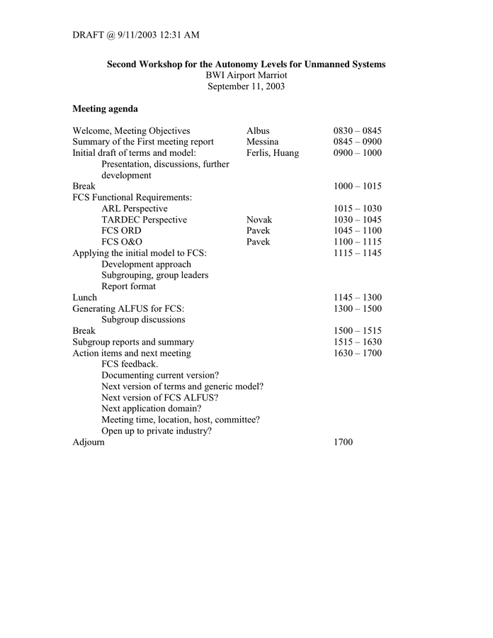 Meeting Agenda In Word And Pdf Formats