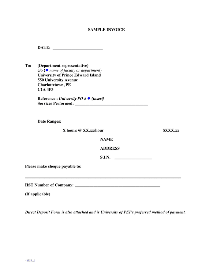 Fee For Service Agreement Sample