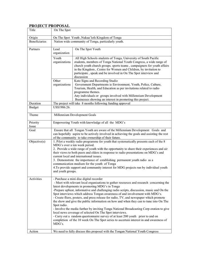 DEVELOPING SKILLS OF NGOS Project Proposal Writing