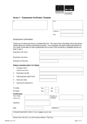 Employment Verification Form  download free documents for PDF, Word