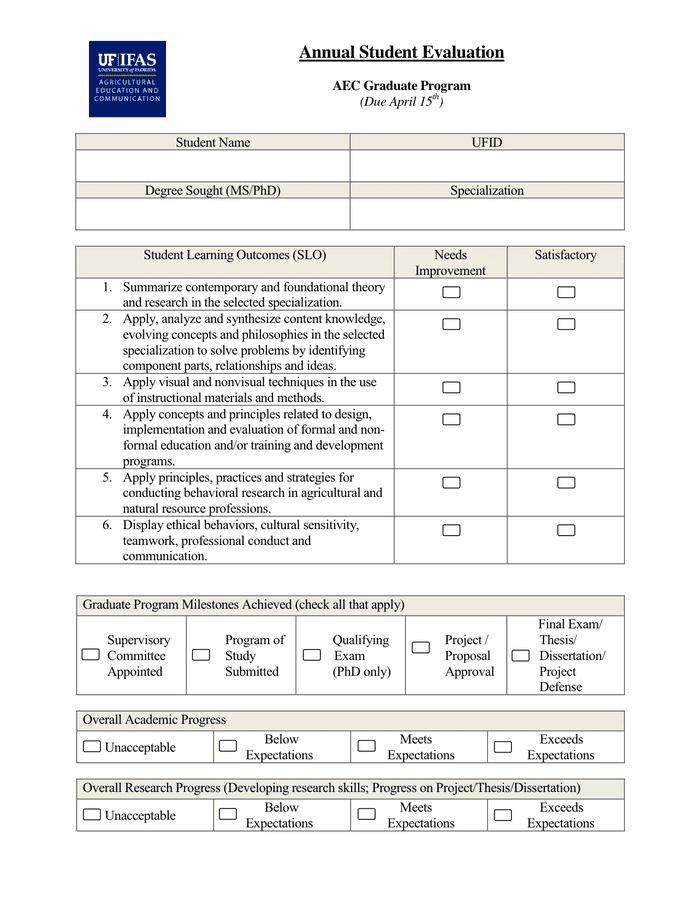 student-evaluation-form-download-printable-pdf-templateroller-riset