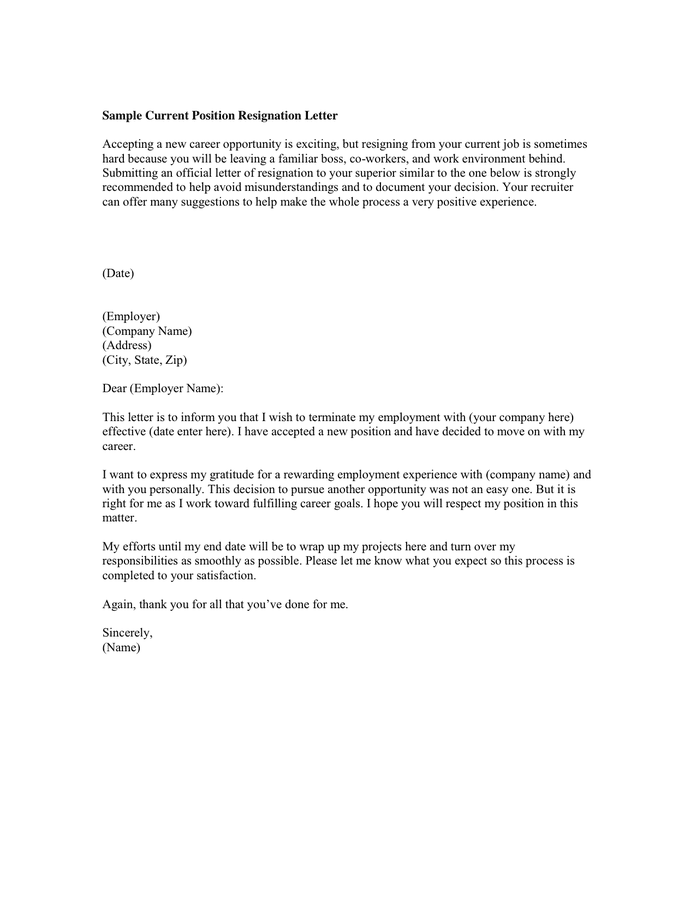 Resignation Letter To Coworkers from static.dexform.com