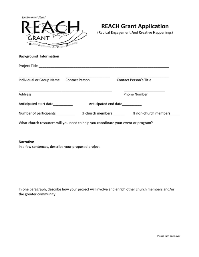 Example of a grant proposal image