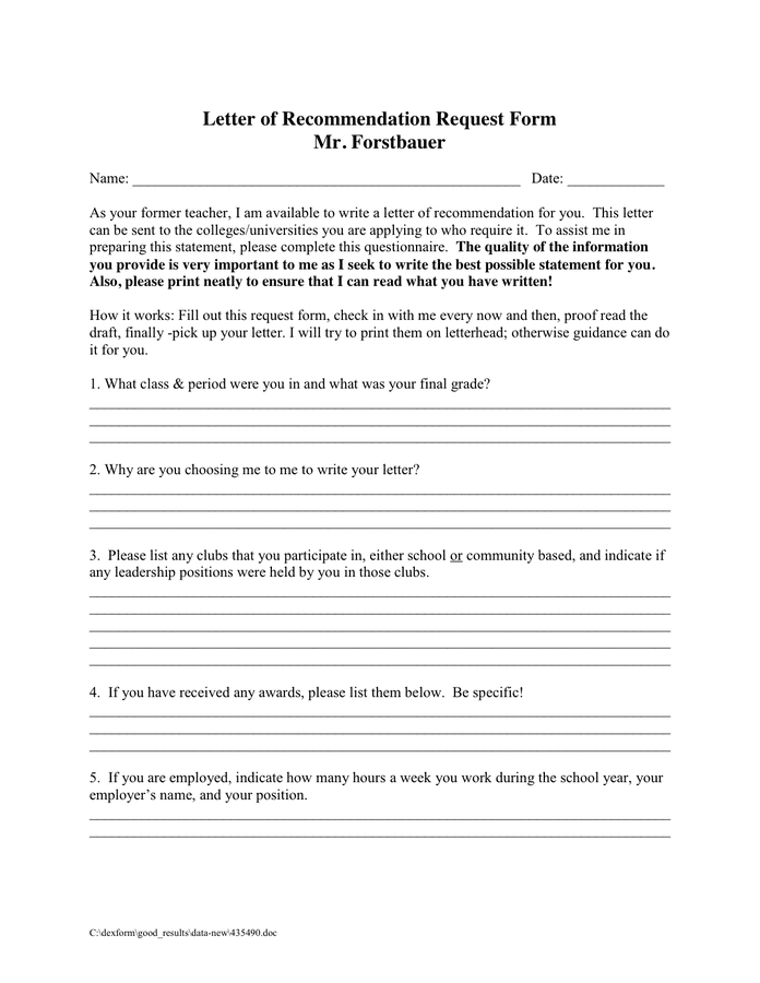 letter-of-recommendation-request-form-in-word-and-pdf-formats