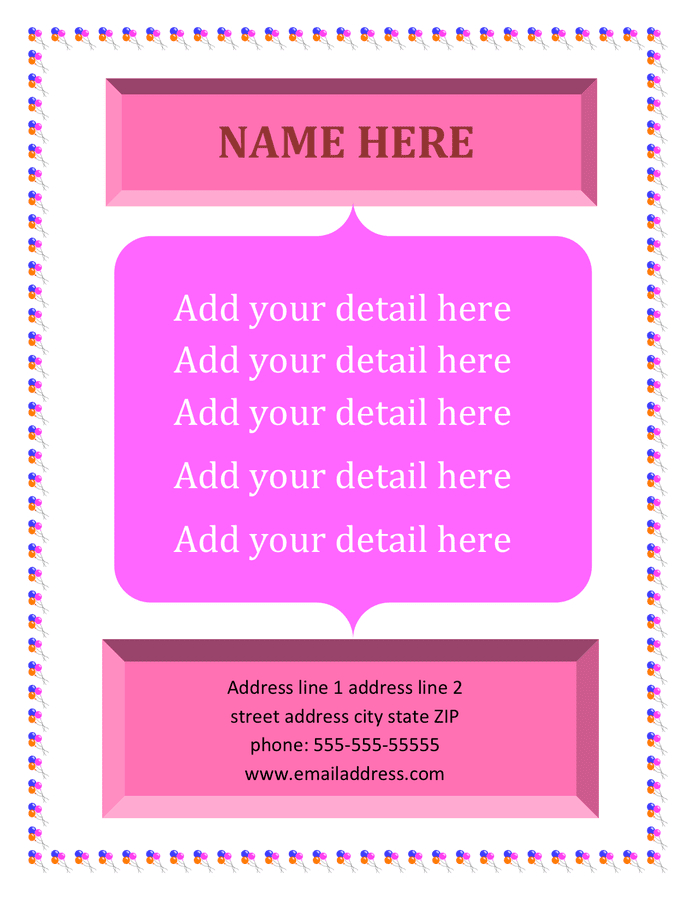 Address Label Template In Word And Pdf Formats