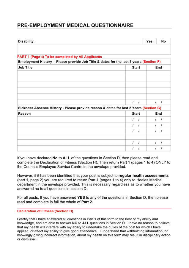 Pre Employment Health Questionnaire Template from static.dexform.com