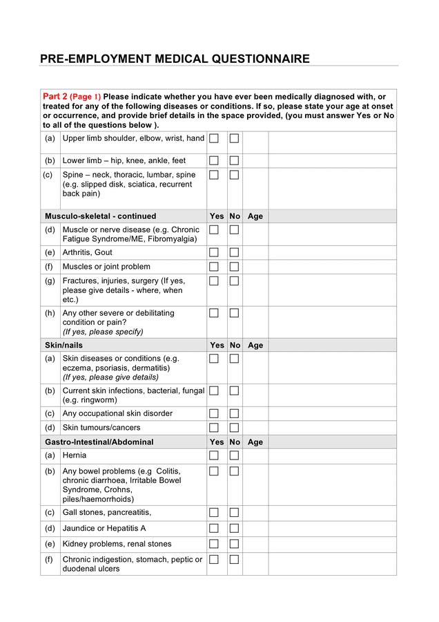 Pre Employment Questionnaire Template from static.dexform.com