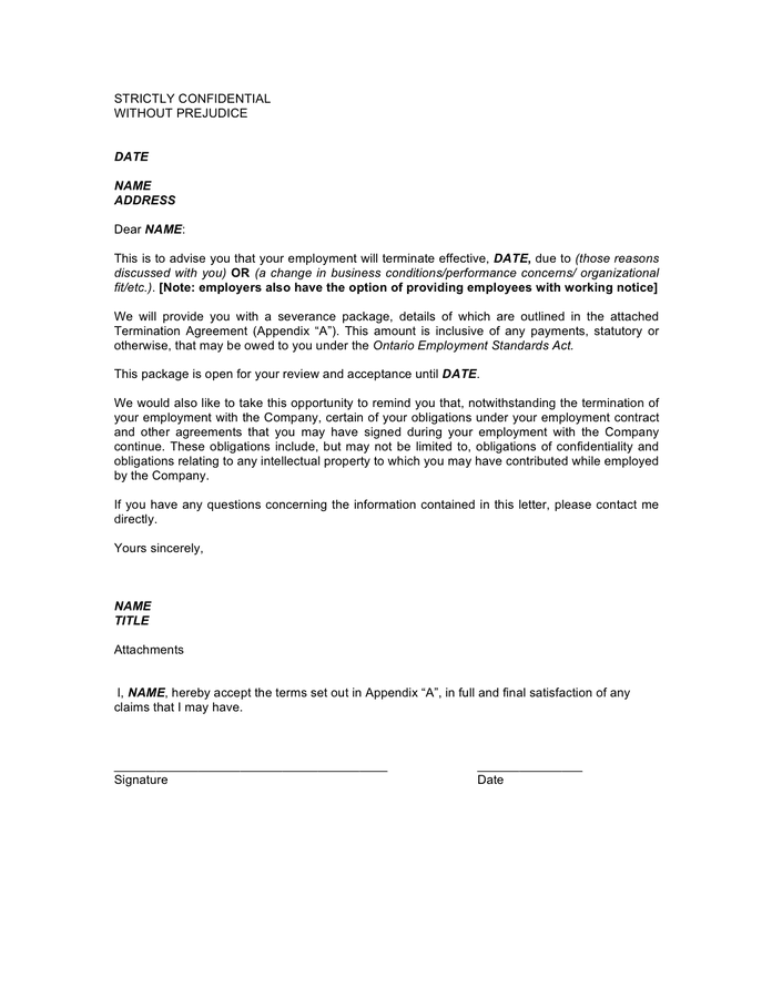 View 41 Construction Contract Termination Letter Sample Pdf