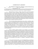 Confidentiality Agreement Template Download Free Documents For Pdf Word And Excel Unilateral Confidentiality Agreement Template