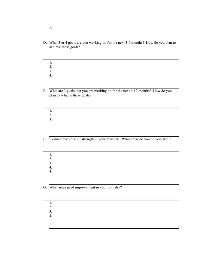 church-staff-self-evaluation-form-in-word-and-pdf-formats-page-3-of-4