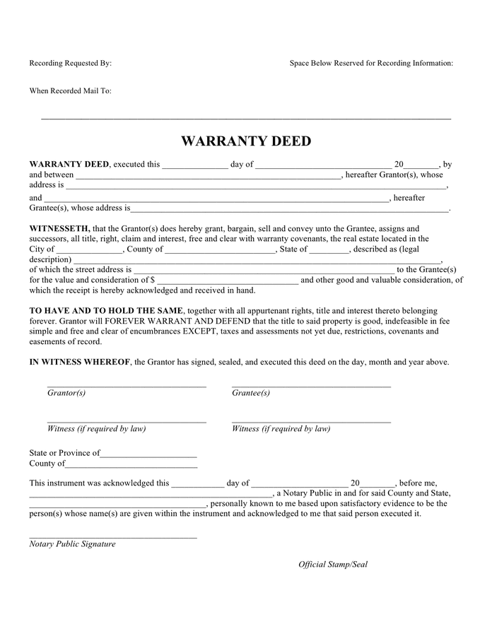 general-warranty-deed-form-download-free-documents-for-pdf-word-and