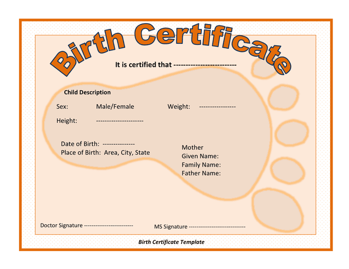 Official Birth Certificate Template from static.dexform.com