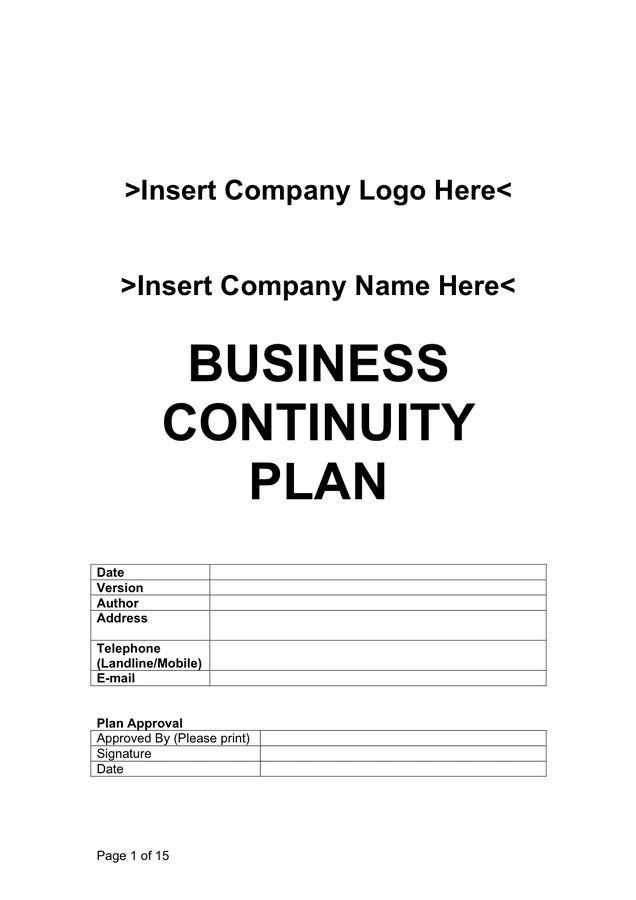 free-template-for-business-continuity-plan-printable-templates