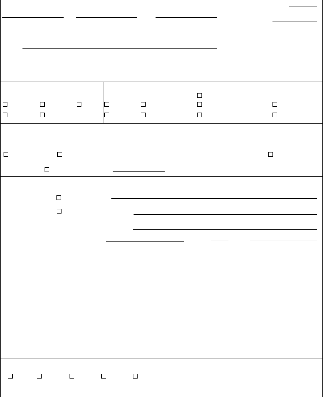 Medical application for assistance form in Word and Pdf formats