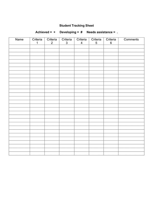 student-tracking-sheet-in-word-and-pdf-formats