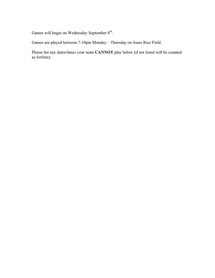  Basketball Sign Up Sheet Template In Word And Pdf Formats Page 2 Of 2