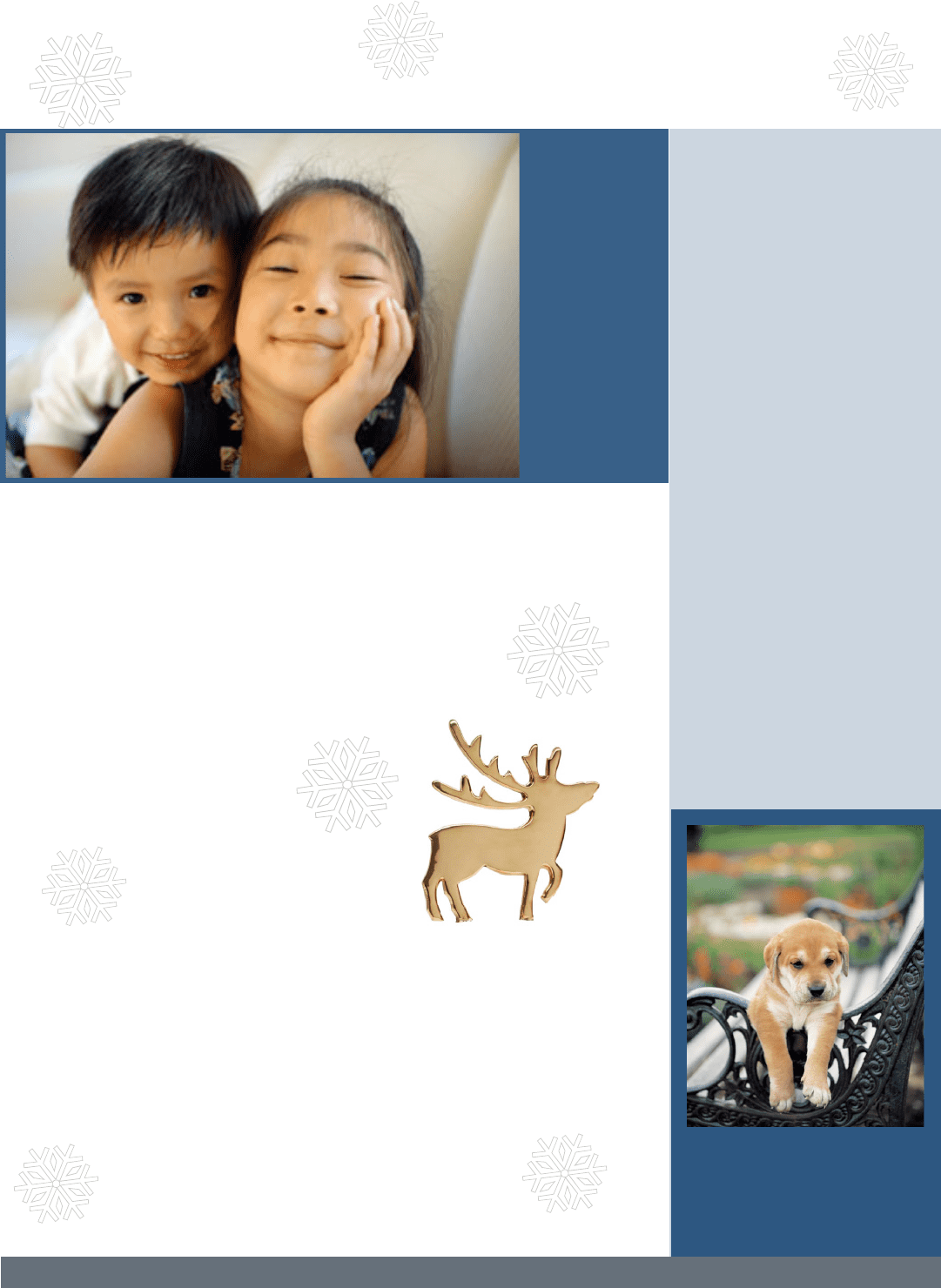 Family newsletter template