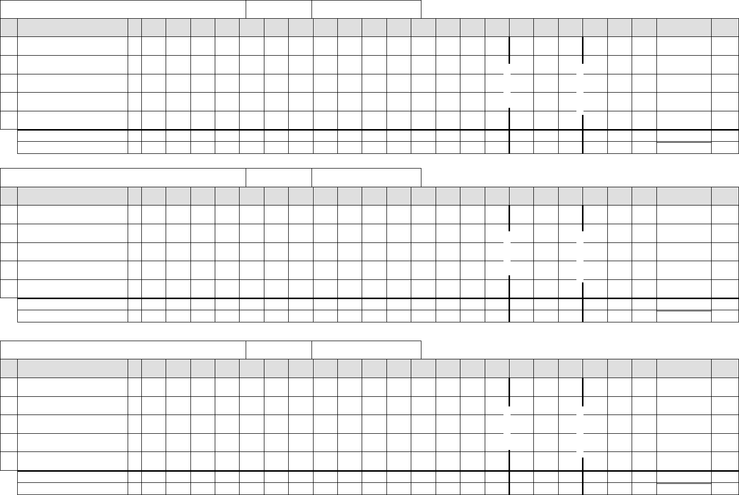 Trivia Score Sheet Template