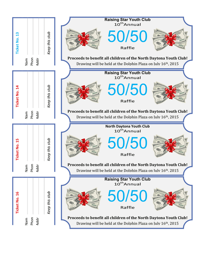 50 50 Raffle Flyer Template In Word And Pdf Formats Page 4 Of 5