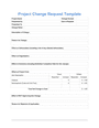 Project Change Request Template In Word And Pdf Formats