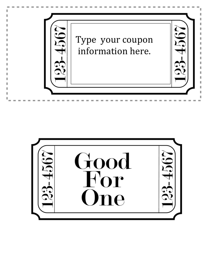 Coupon Template In Word And Pdf Formats Page 4 Of 6