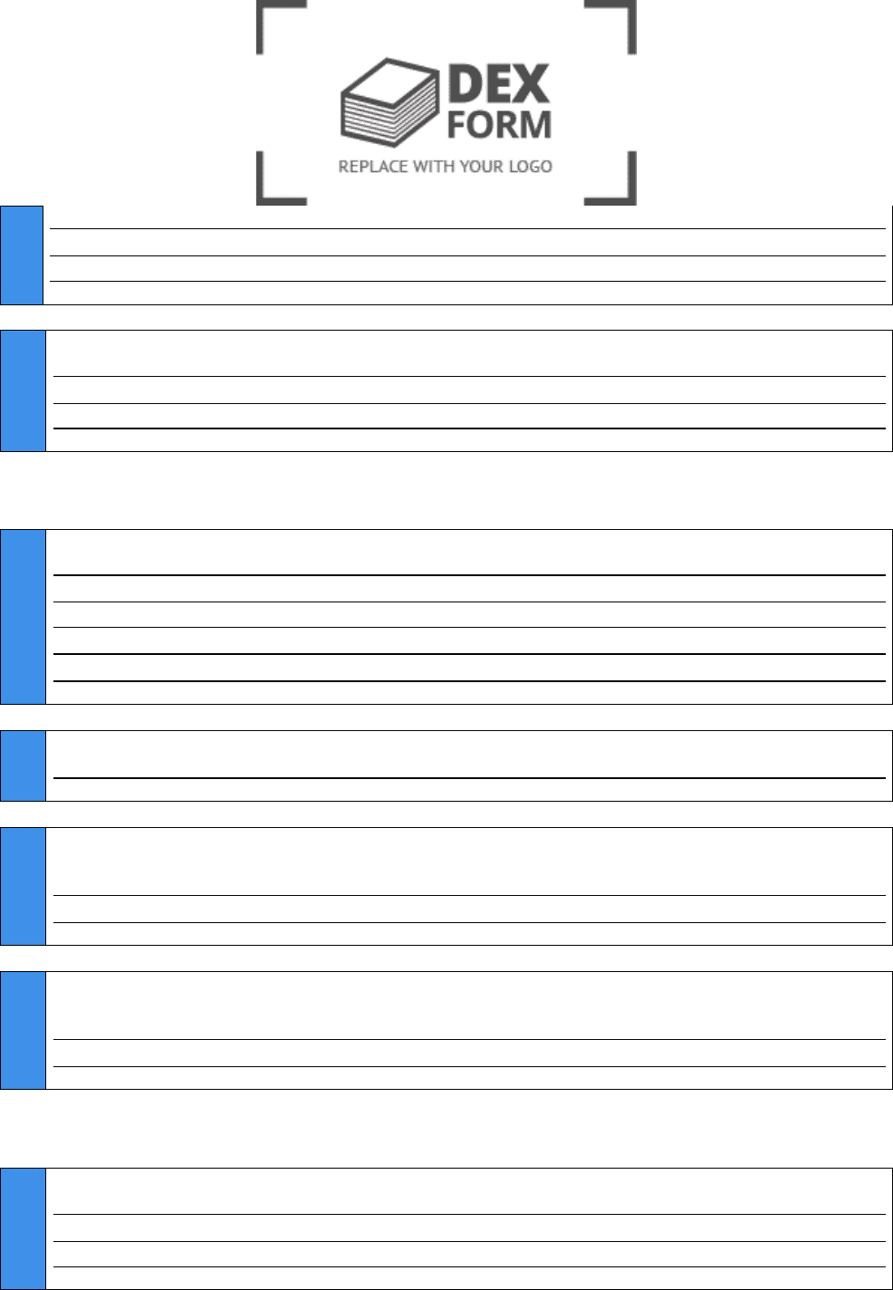 New distributor questionnaire in Word and Pdf formats page 2 of 6