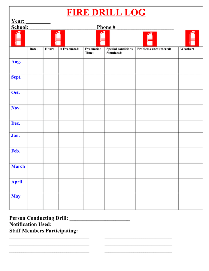 printable-fire-drill-chart-printable-word-searches