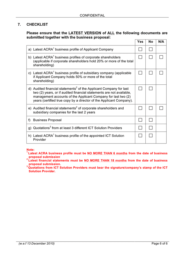 Sample Business Proposal Template