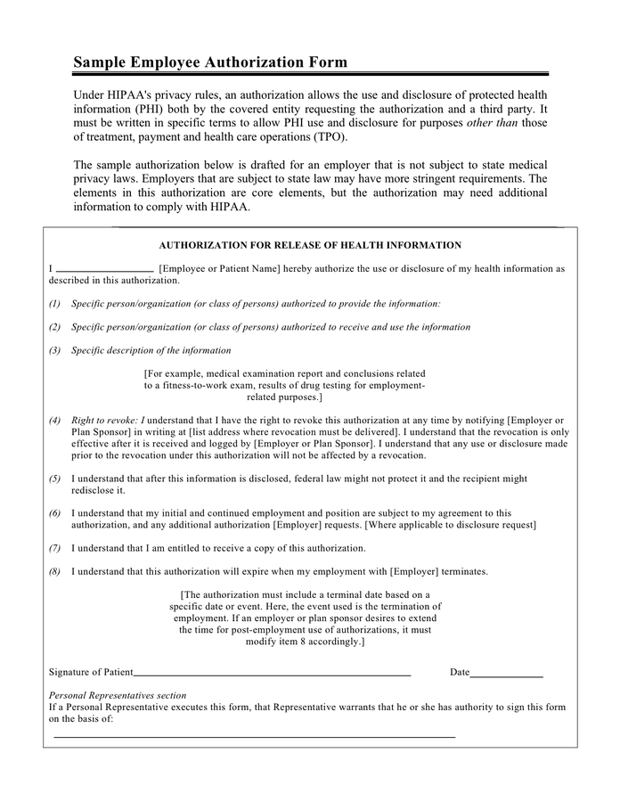 sample-employee-authorization-form-in-word-and-pdf-formats