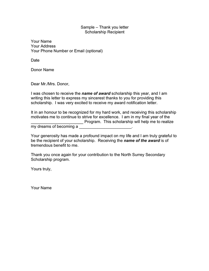 Thank You Letter Sample download free documents for PDF Word and Excel