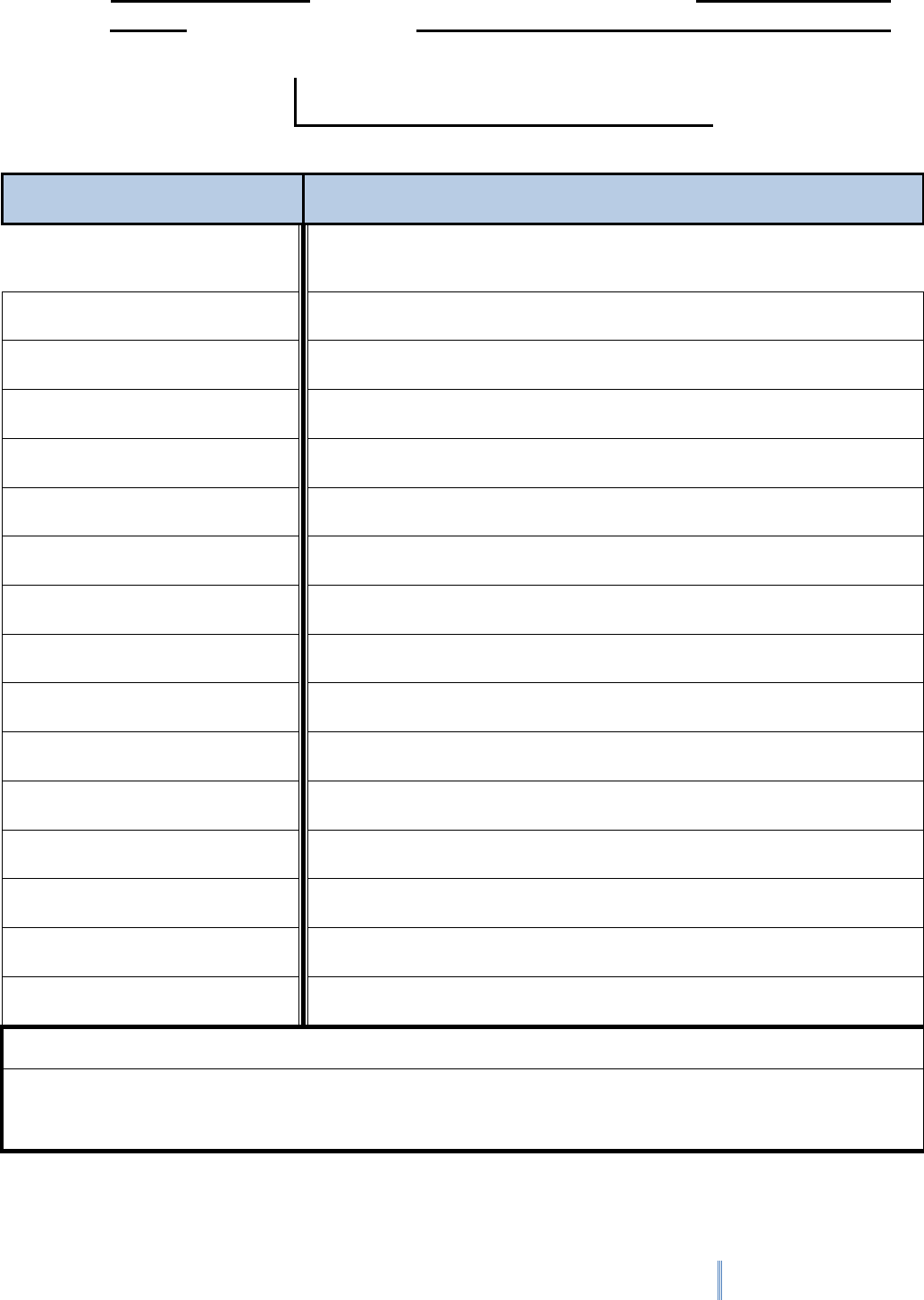 Cornell Notes Template Word Document