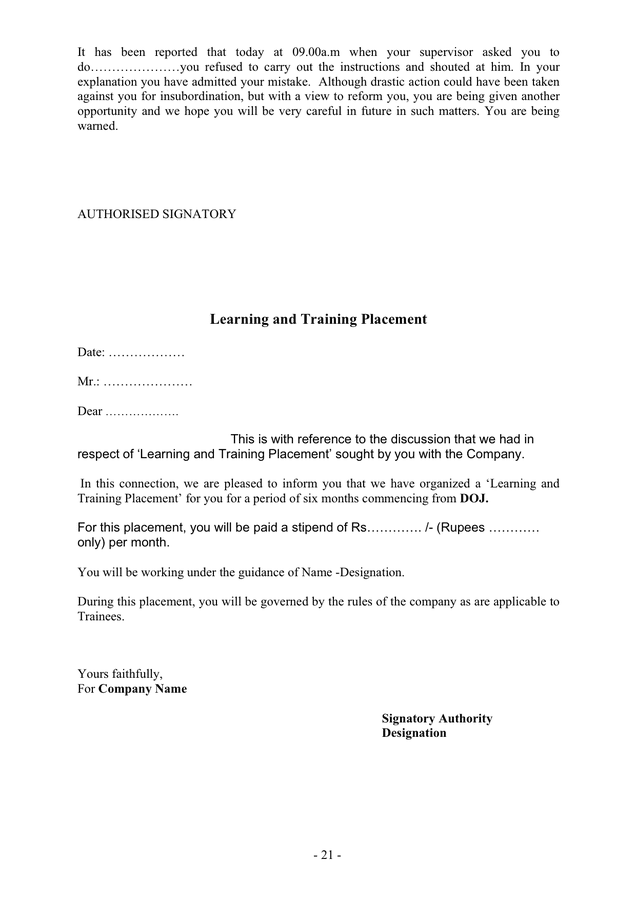 Address proof letter for employee in Word and Pdf formats page 21 of 27