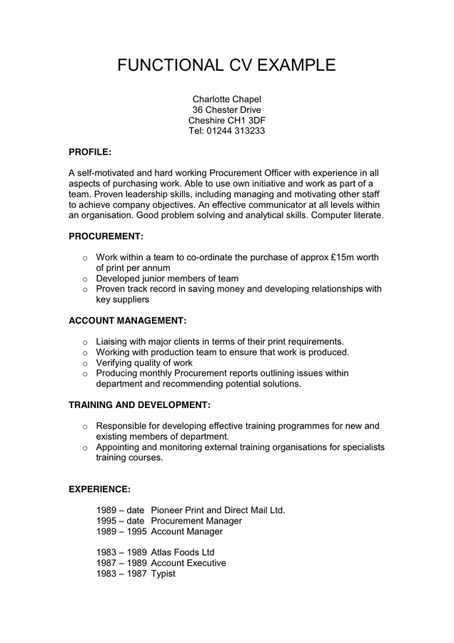 Interests on resume for finance