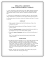 Operating agreement for a limited liability company in Word and Pdf formats