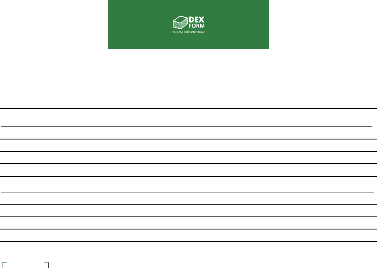 Maintenance Request Form In Word And Pdf Formats