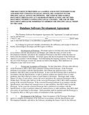 Database software development agreement template page 1 preview