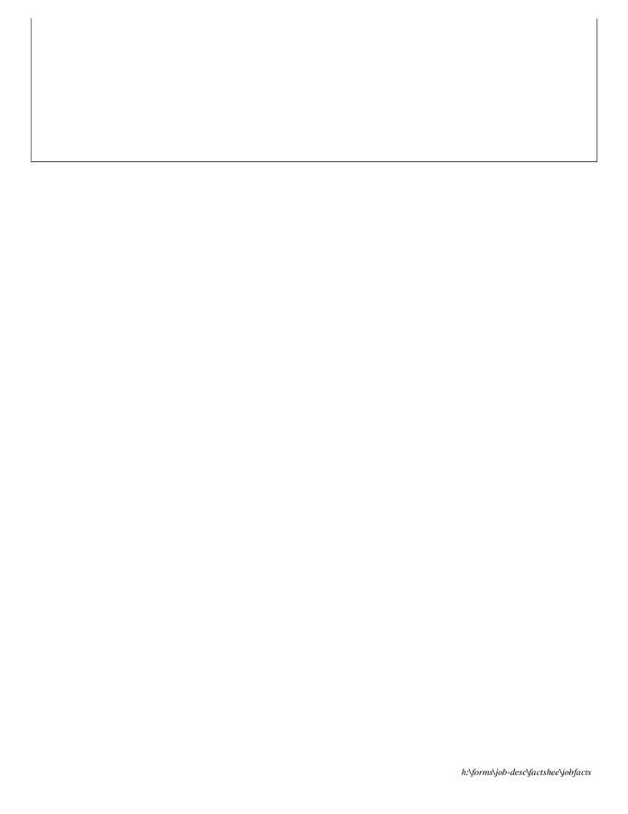 Job fact sheet form in Word and Pdf formats - page 2 of 7