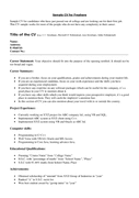 Sample CV for fresher page 1 preview