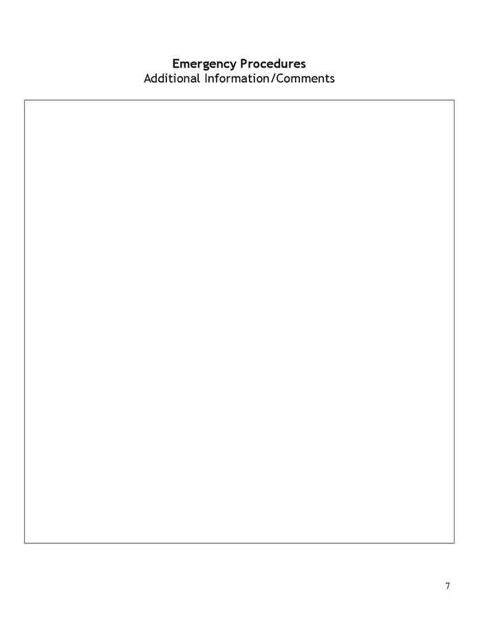 Fire safety plan restaurant in Word and Pdf formats page 7 of 23