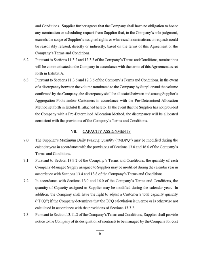 Gas Supplier Service Agreement Template In Word And Pdf Formats Page 6 Of 19 5924