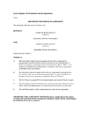 Fire protection services agreement template page 1 preview