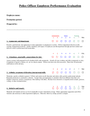 Police employee performance evaluation form in Word and Pdf formats