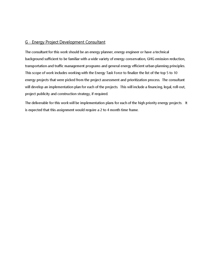 Sample Consultant Terms Of Reference In Word And Pdf Formats Page 8 Of 8